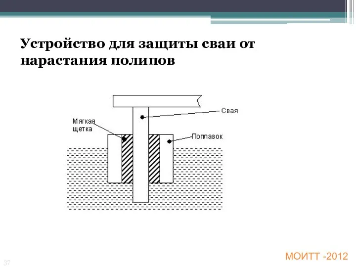 МОИТТ -2012 Устройство для защиты сваи от нарастания полипов