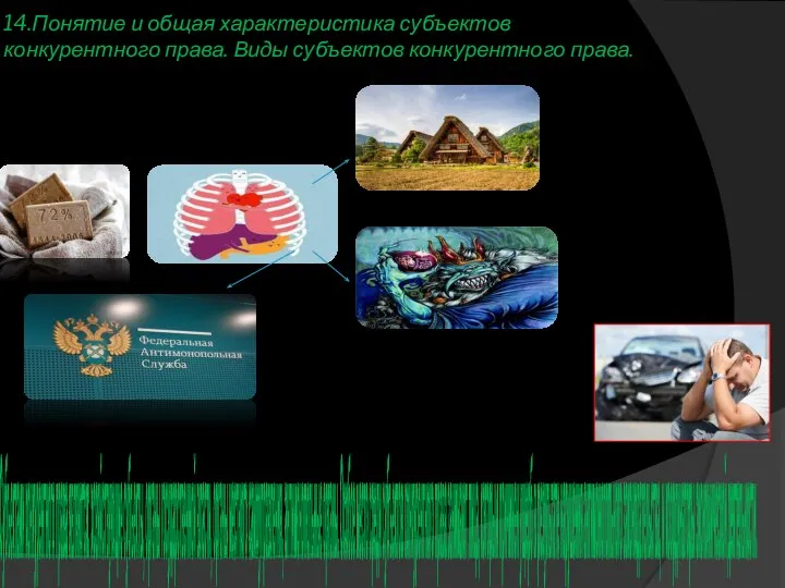 14.Понятие и общая характеристика субъектов конкурентного права. Виды субъектов конкурентного права.