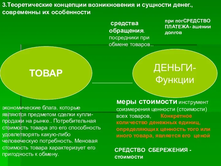 = ТОВАР экономические блага. которые являются предметом сделки купли-продажи на рынке..