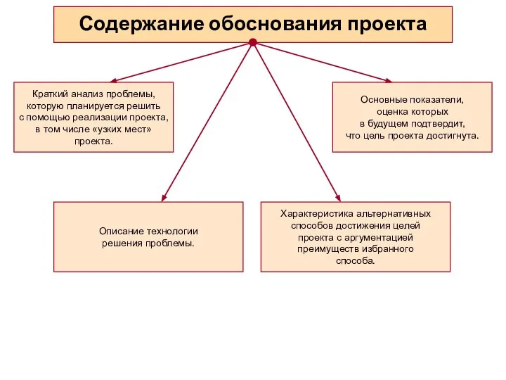 Содержание обоснования проекта Краткий анализ проблемы, которую планируется решить с помощью