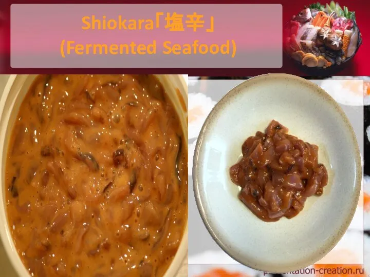 Shiokara「塩辛」 (Fermented Seafood)