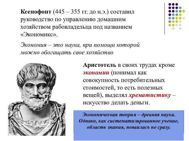 Ксенофонт (445 – 355 гг. до н.э.) составил руководство по управлению