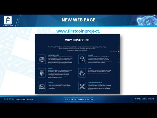 NEW WEB PAGE www.firstcoinproject.com