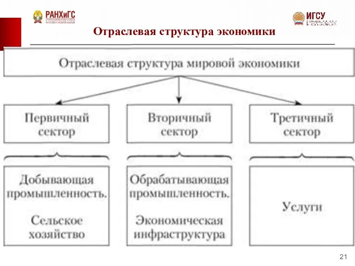 Отраслевая структура экономики