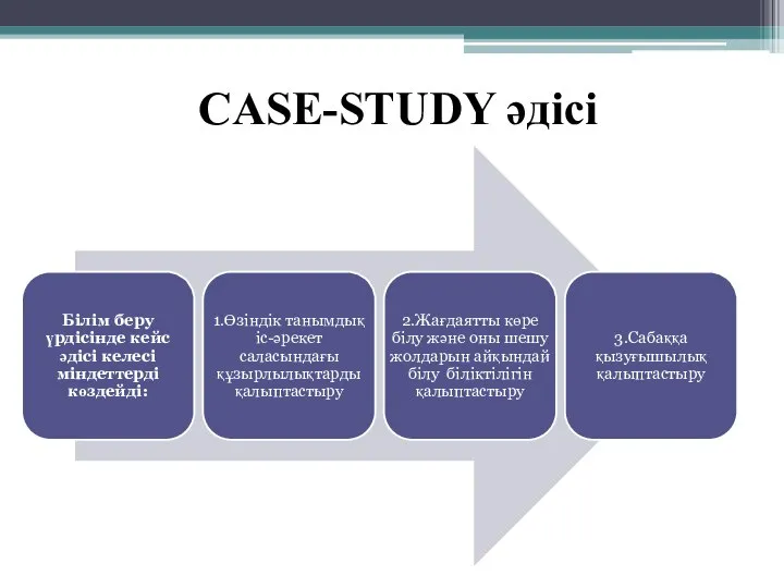 CASE-STUDY әдісі