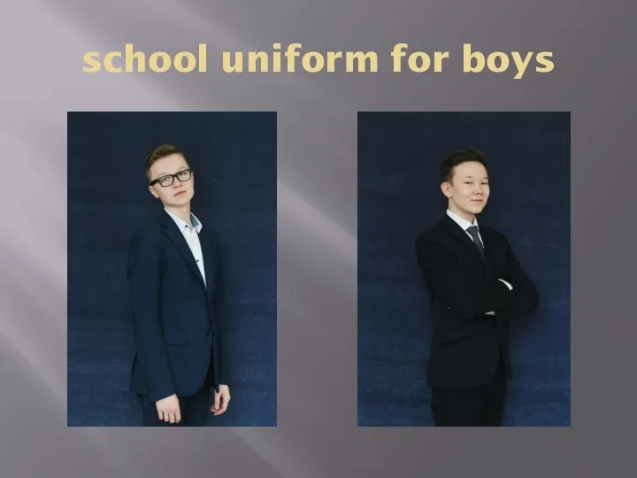 school uniform for boys