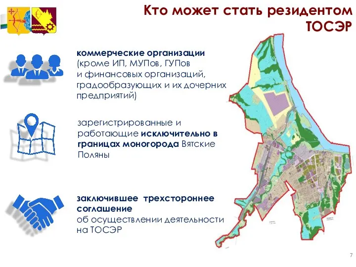 коммерческие организации (кроме ИП, МУПов, ГУПов и финансовых организаций, градообразующих и