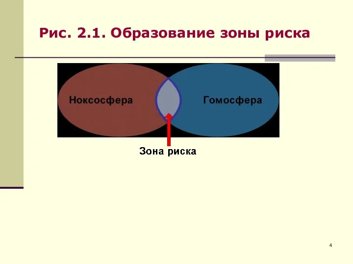 Рис. 2.1. Образование зоны риска