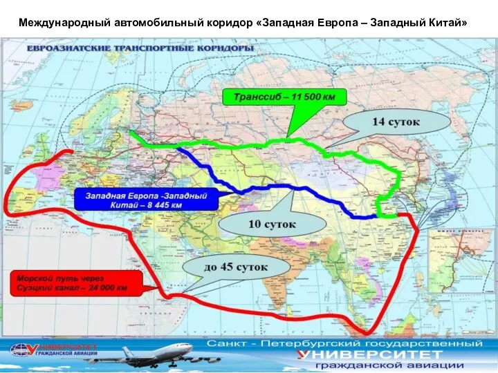 Международный автомобильный коридор «Западная Европа – Западный Китай»