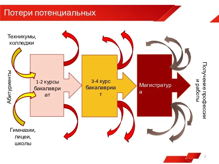 1-2 курсы бакалавриат 3-4 курс бакалавриат Магистратура Техникумы, колледжи Гимназии, лицеи,