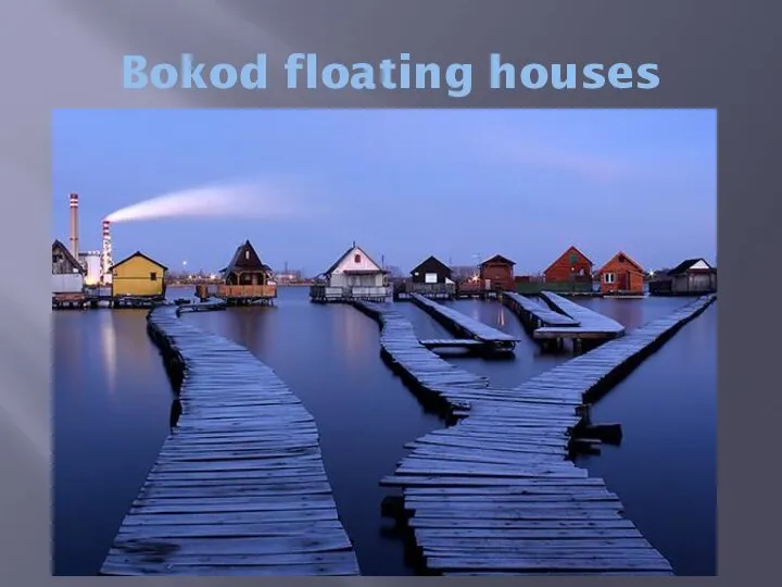Bokod floating houses