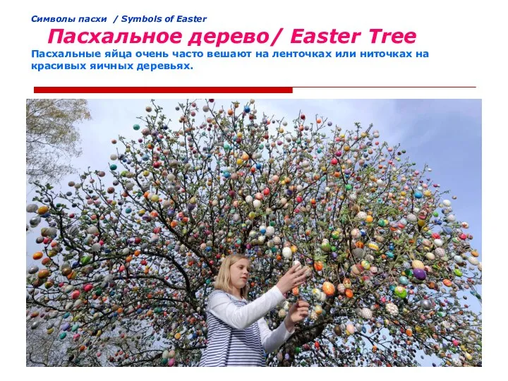 Cимволы пасхи / Symbols of Easter Пасхальное дерево/ Easter Tree Пасхальные