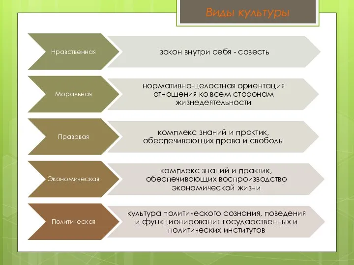 Виды культуры