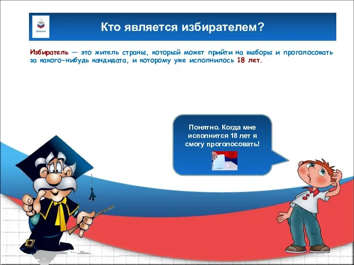 Кто является избирателем? Избиратель — это житель страны, который может прийти