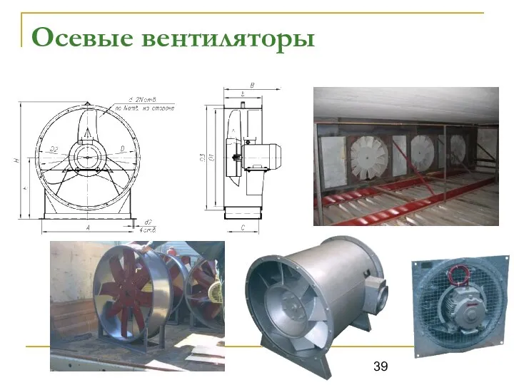 Осевые вентиляторы