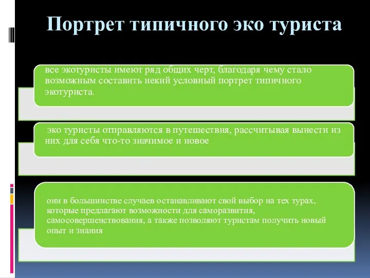 Портрет типичного эко туриста