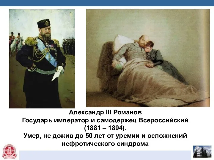 Александр III Романов Государь император и самодержец Всероссийский (1881 – 1894).