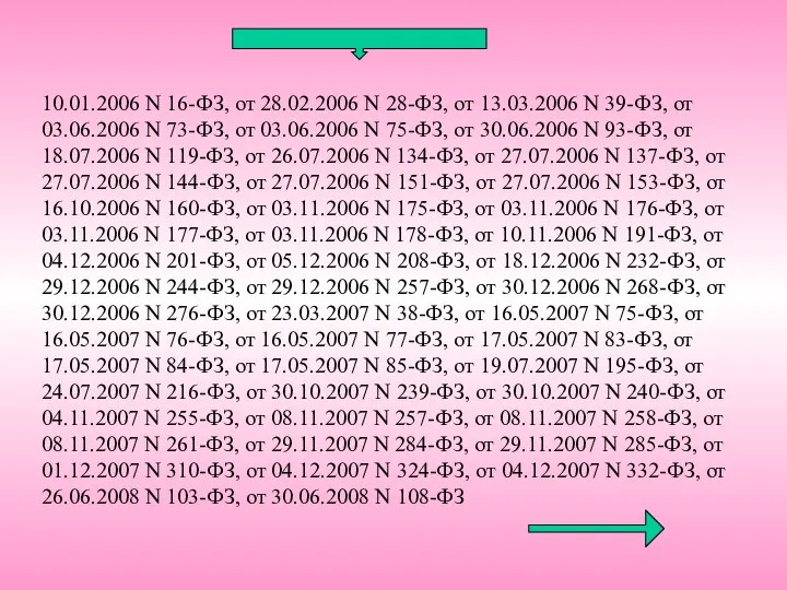 10.01.2006 N 16-ФЗ, от 28.02.2006 N 28-ФЗ, от 13.03.2006 N 39-ФЗ,