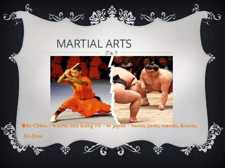 MARTIAL ARTS In China - Wushu and Kung Fu - In