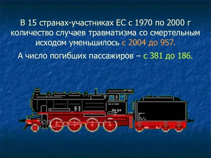 В 15 странах-участниках ЕС с 1970 по 2000 г количество случаев