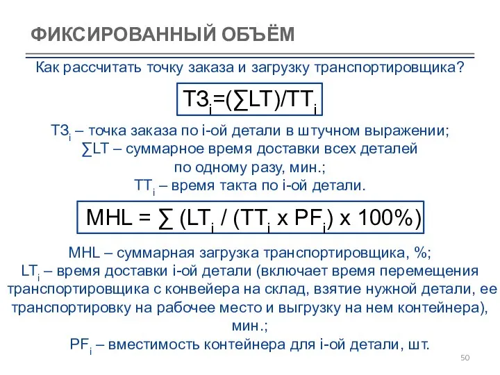 ФИКСИРОВАННЫЙ ОБЪЁМ