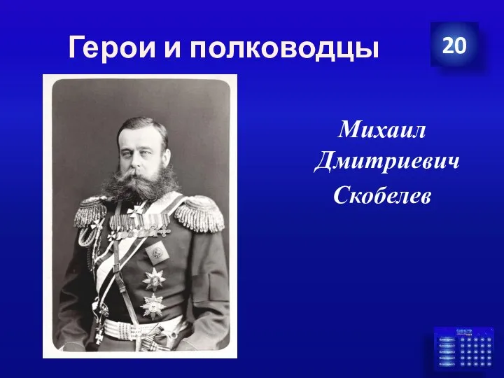 Герои и полководцы Михаил Дмитриевич Скобелев 20