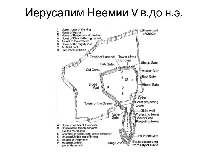 Иерусалим Неемии V в.до н.э.