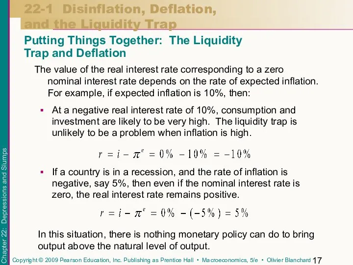 At a negative real interest rate of 10%, consumption and investment