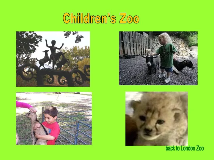 Children's Zoo back to London Zoo