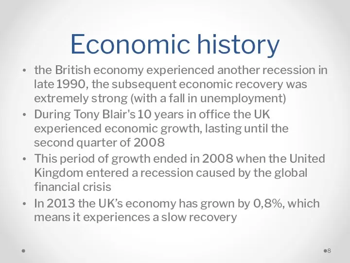 Economic history the British economy experienced another recession in late 1990,