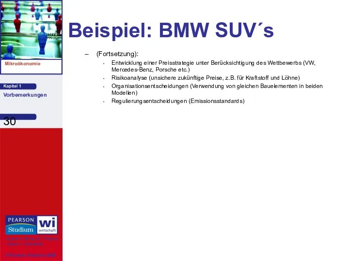 (Fortsetzung): Entwicklung einer Preisstrategie unter Berücksichtigung des Wettbewerbs (VW, Mercedes-Benz, Porsche