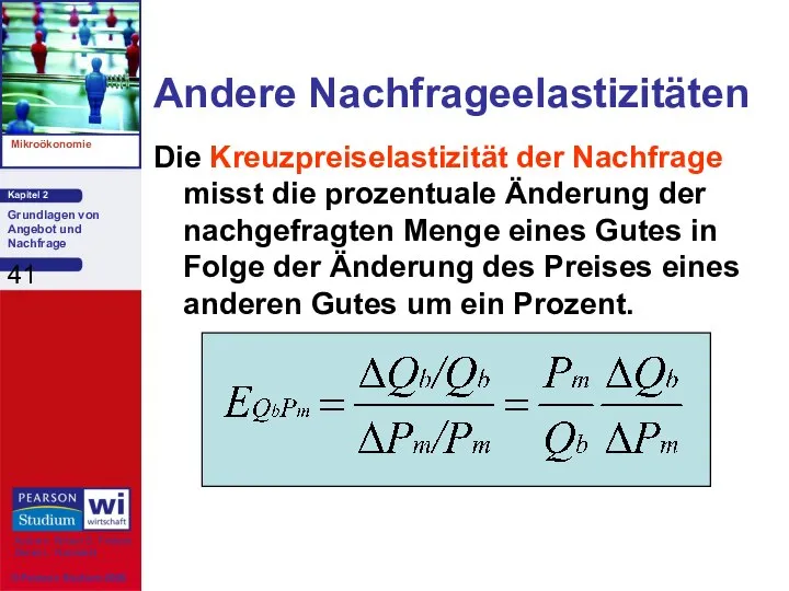 Die Kreuzpreiselastizität der Nachfrage misst die prozentuale Änderung der nachgefragten Menge