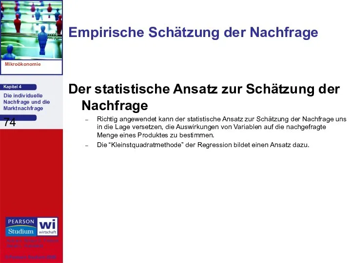 Der statistische Ansatz zur Schätzung der Nachfrage Richtig angewendet kann der