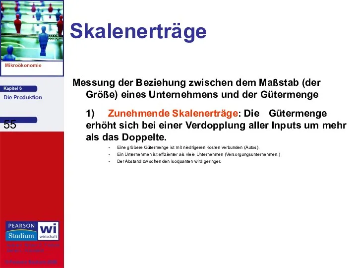 Skalenerträge Messung der Beziehung zwischen dem Maßstab (der Größe) eines Unternehmens