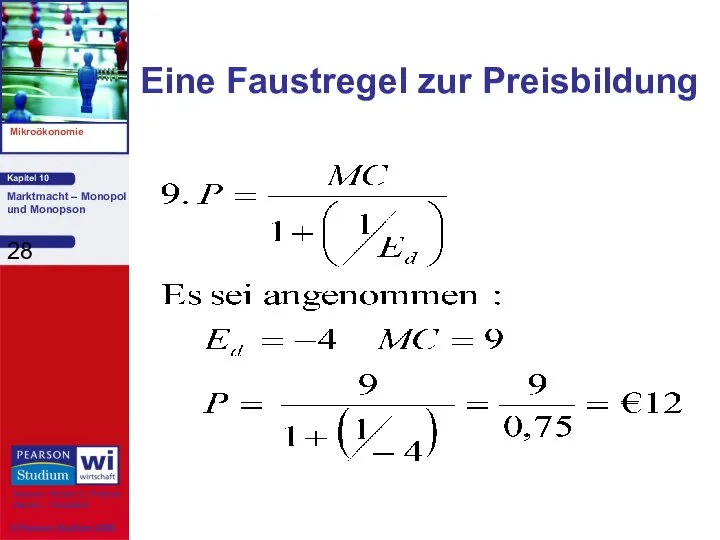 Eine Faustregel zur Preisbildung