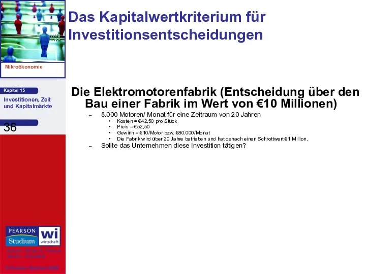 Die Elektromotorenfabrik (Entscheidung über den Bau einer Fabrik im Wert von