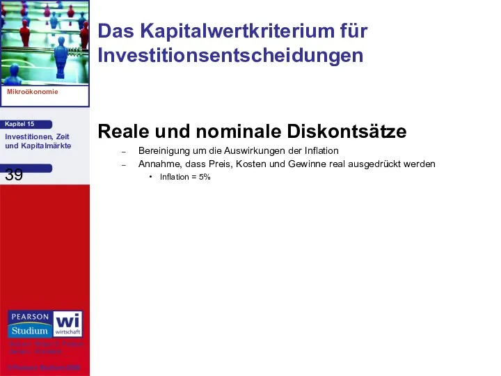 Reale und nominale Diskontsätze Bereinigung um die Auswirkungen der Inflation Annahme,