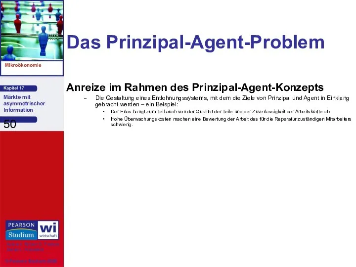 Das Prinzipal-Agent-Problem Anreize im Rahmen des Prinzipal-Agent-Konzepts Die Gestaltung eines Entlohnungssystems,