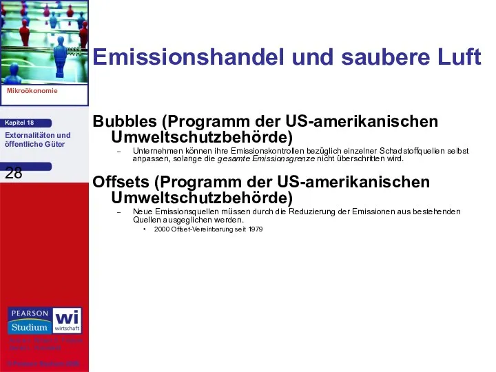 Emissionshandel und saubere Luft Bubbles (Programm der US-amerikanischen Umweltschutzbehörde) Unternehmen können