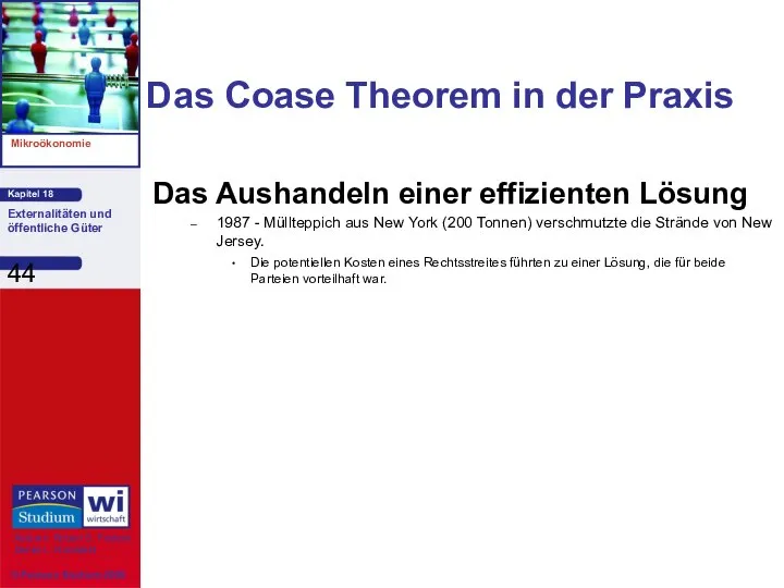 Das Coase Theorem in der Praxis Das Aushandeln einer effizienten Lösung