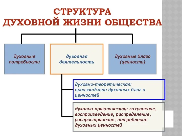 СТРУКТУРА ДУХОВНОЙ ЖИЗНИ ОБЩЕСТВА