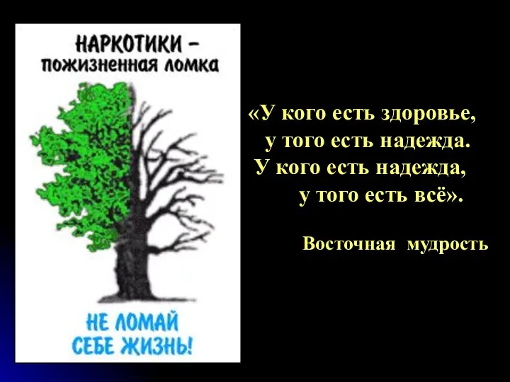 «У кого есть здоровье, у того есть надежда. У кого есть