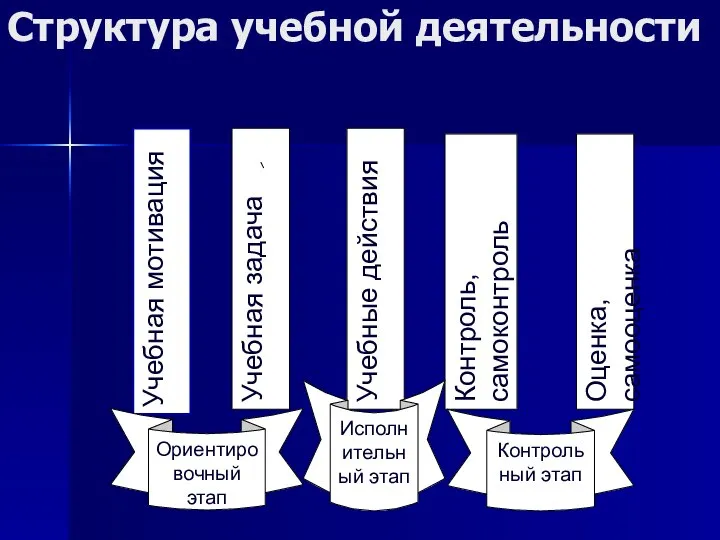 Структура учебной деятельности