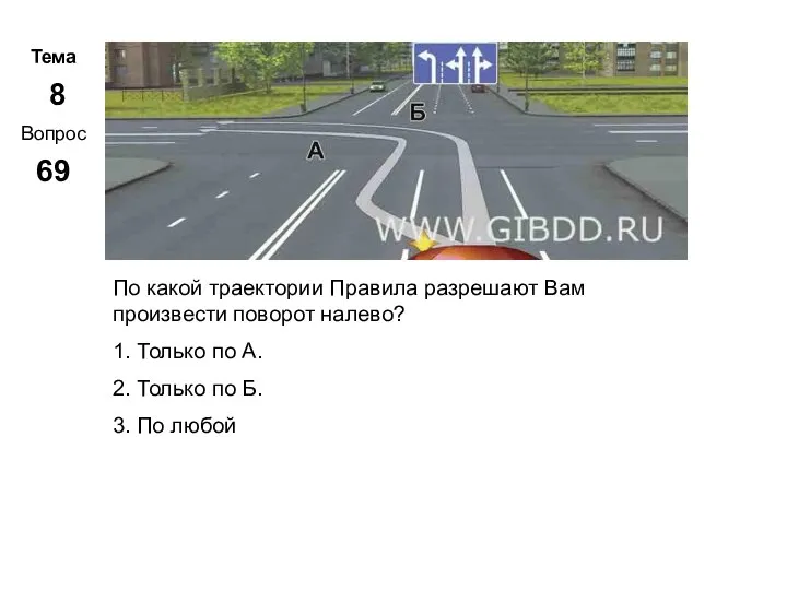 Тема 8 Вопрос 69 Метар. Панченко По какой траектории Правила разрешают