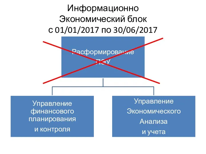 Информационно Экономический блок с 01/01/2017 по 30/06/2017