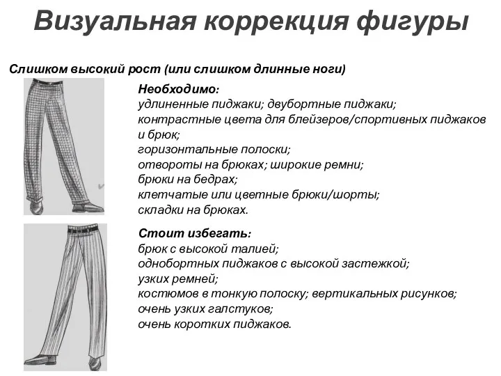 Визуальная коррекция фигуры