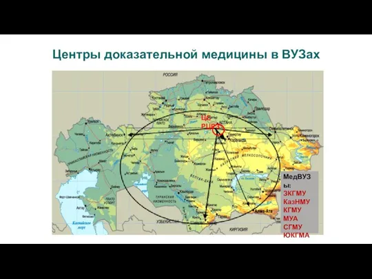 МедВУЗы: ЗКГМУ КазНМУ КГМУ МУА СГМУ ЮКГМА Центры доказательной медицины в ВУЗах ЦС РЦРЗ