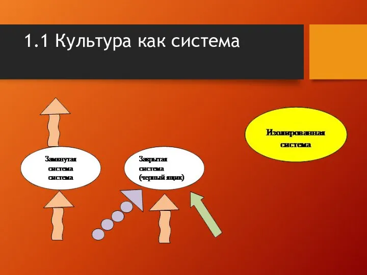 1.1 Культура как система