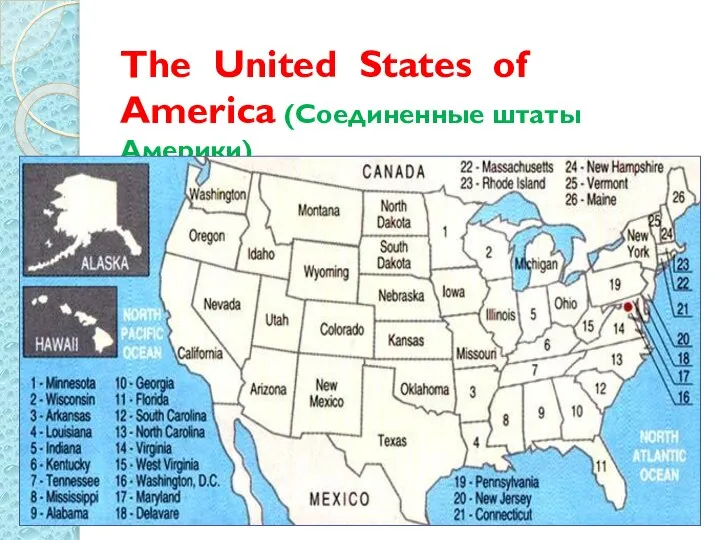 The United States of America (Соединенные штаты Америки)