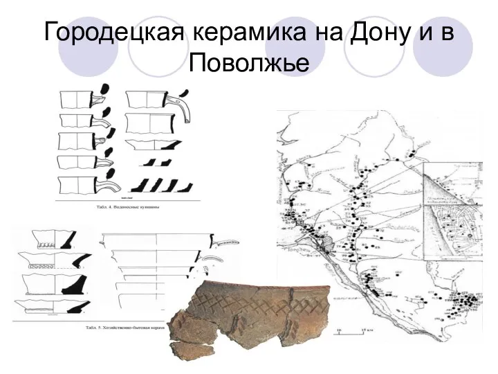 Городецкая керамика на Дону и в Поволжье